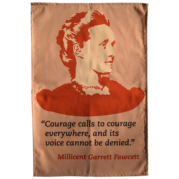 Radical Tea Towel - Millicent Fawcett