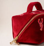 Open flat makeup bag -Elizabeth Scarlett