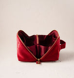 Open flat makeup bag -Elizabeth Scarlett