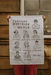 Tea towel - For the love of the North