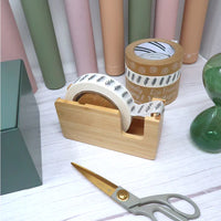 Bamboo tape dispenser