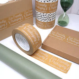 Plastic free paper tape, patterned 48mm x 50m