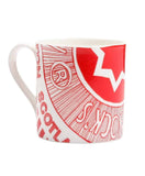 Tunnocks tea cake china mug by Gillian Kyle