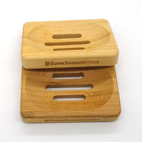 Bamboo Soap Dish Rounded Edge