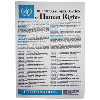 Radical Tea Towel - Universal Declaration of Human Rights