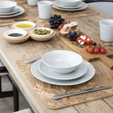 Naturally Smoked Cork Rectangle Oversized Placemats - Set of 4 by LIGA