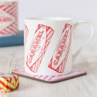 Tunnocks tea cake china mug by Gillian Kyle