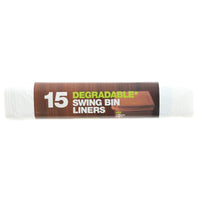 Degradable swing bin liners - D2W