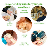Pot scrubber -boobies x 2