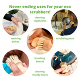 Pot scrubber -boobies x 2