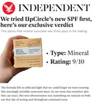 Upcircle SPF 25 mineral sunscreen